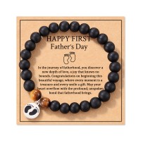 JOGDIAM First Fathers Day Gifts for New Dad First Father's Day Gifts First Time Dad Gifts-M901-first dad bracelet