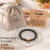 JOGDIAM New Dad Gifts for Men First Time Dad Parents First Fathers Day Gifts Pregnancy Announcement Gender Reveal Gifts for Father Daddy Dad to Be Husband Boyfriend-M901-new dad bracelet