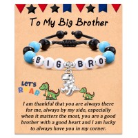 JOGDIAM Big Brother Gift, Promoted to Big Brother, Gifts for Big Brother, Big Brother Bracelet-M907-big bro blue bracelet