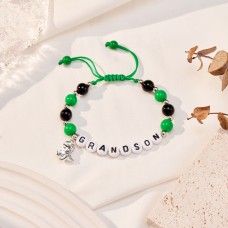 JOGDIAM Grandson Gifts Grandson Bracelet from Grandma Grandson Christmas Valentines Graduation Birthday Gifts-M907-grandson bracelet