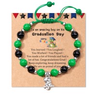 JOGDIAM Graduation Gifts for Boys Prek Pre K Preschool Kindergarten Graduation Gifts for Boys Dinasour Bracelet Grad Gift-M907-silver dinasour bracelet