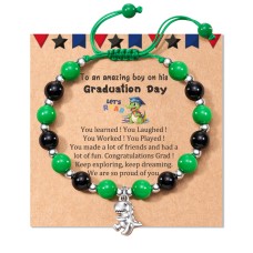 JOGDIAM Graduation Gifts for Boys Prek Pre K Preschool Kindergarten Graduation Gifts for Boys Dinasour Bracelet Grad Gift-M907-silver dinasour bracelet