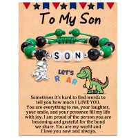 JOGDIAM Son Bracelet Gifts for Son from Mom Son Christmas Valentines Graduation Birthday Gifts-M907-son bracelet