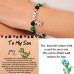 JOGDIAM Son Bracelet Gifts for Son from Mom Son Christmas Valentines Graduation Birthday Gifts-M907-son bracelet