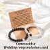 JOGDIAM Wedding Gifts for Couples Bracelets Mr and Mrs Gifts Bride to Be Bridal Shower Gifts-M910-wedding couple bracelet